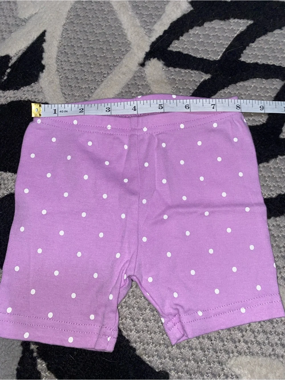 Carter’s Girls' Lavender 'Sparkle-Saurus' Short Pajama Set 18 Months